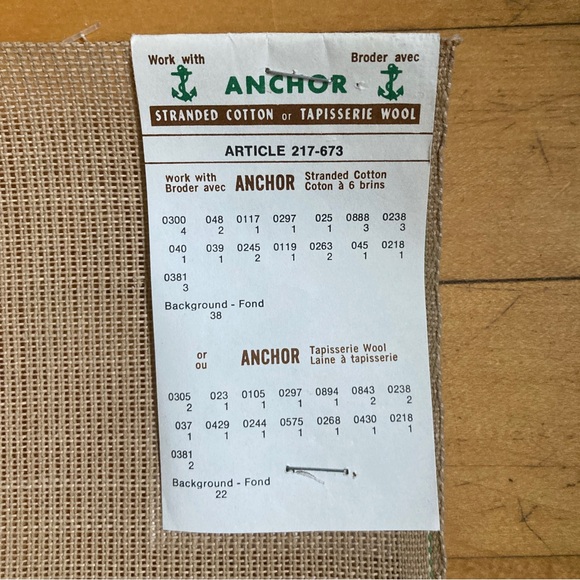 ANCHOR Danish Vintage Tapestry Needlepoint NEW - Picture 4 of 4